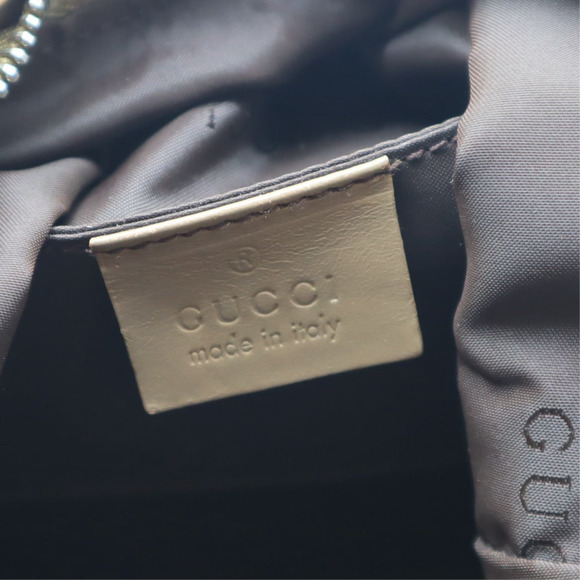 Gucci Nylon Canvas Olive Green Hobo Shoulder Bag - Picture 4 of 11